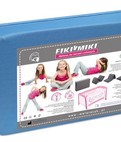 Saltea FIKI MIKI pentru exerciții, albastră MRR1