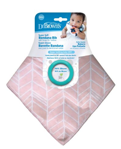 Dr. Brown's AC127 Bentiță salivară cu inel de mestecat în formă de diamant