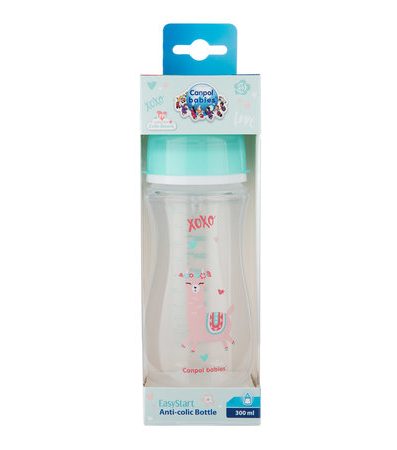 Biberon anticolici lat CANPOL 35/222 EasyStart Exotic 300ml verde