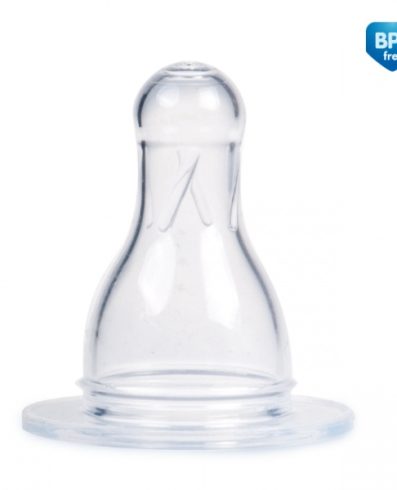 Suzetă rotundă din silicon CANPOL 18/114, 2 buc. mini