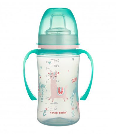 Cană de dresaj CANPOL 35/208 pentru animale exotice, verde, 240 ml