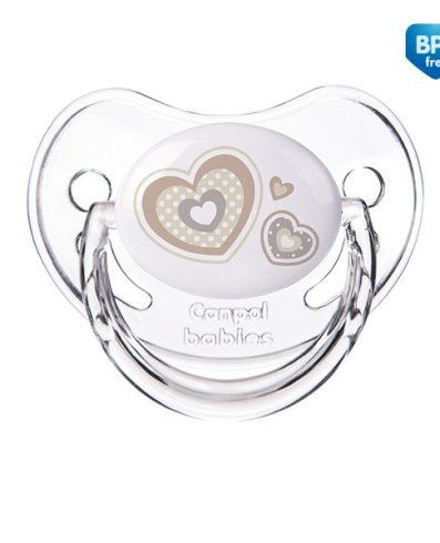 CANPOL 22/566 Suzetă anatomică din silicon 6-18 luni Nou-născuți bej