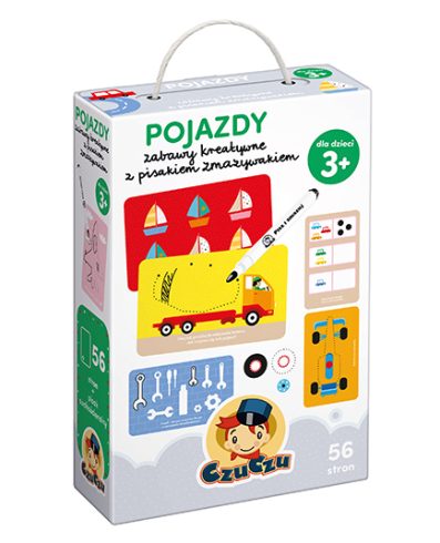 CzuCzu 6394794 Carte educațională cu vehicule