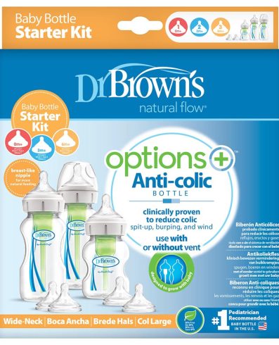 Set de hrănire cu gât lat Dr. Browns WB03606 OPTIONS PLUS SMALL