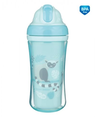 CANPOL 74/051 Sticlă cu tub pliabil din silicon 260ml LEMUR