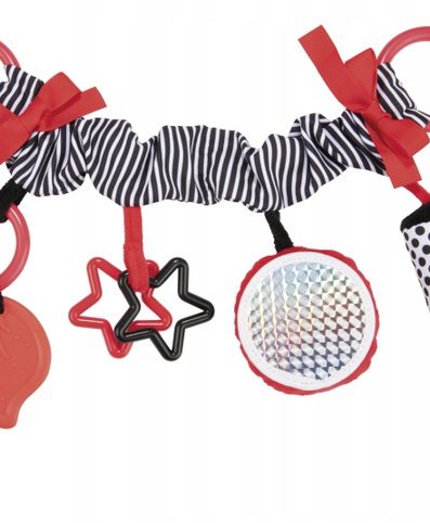 CANPOL 68/071 JUCĂRII SENZORIALE cărucior/scaun auto pandantiv roșu