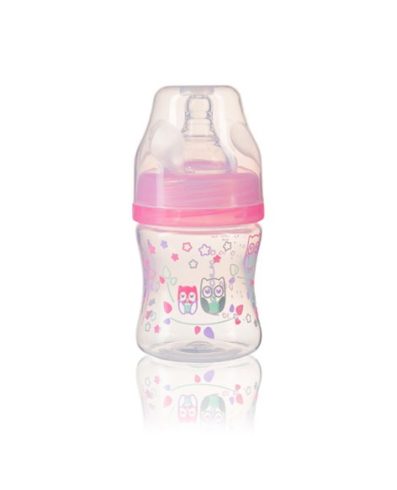 BO402/02 Sticlă anticolică cu gât larg 120 ml ROZ TAKE CARE