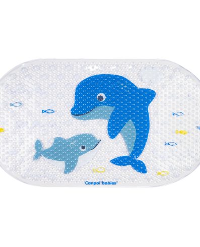 Covoraș de baie CANPOL 80/001 Love&Albastru mare