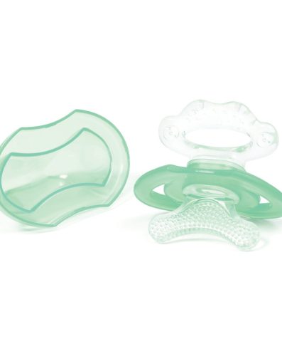 BO1008/03 Jucărie de dentiție din silicon pentru bebeluși, verde