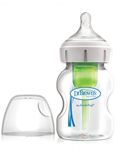 Dr. Browns WB51700 Sticlă cu gât larg din sticlă 150 ml OPTIONS PLUS
