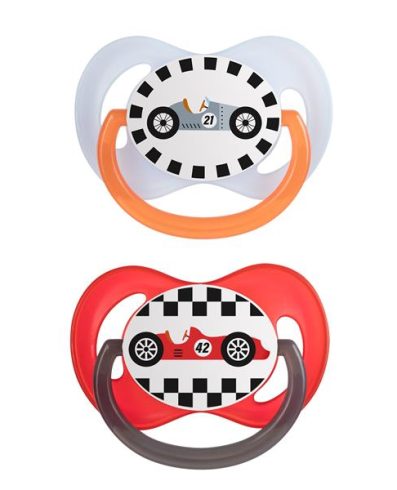 CANPOL 22/634 Set de suzete din silicon 0-6 luni simetrice