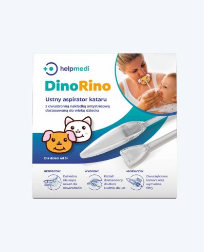 Aspirator oral HELPMEDI DinoRino pentru curge nasul