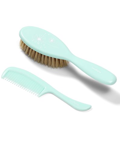 BO567/03 Perie și pieptene de păr, peri naturali moi, MINT TAKE CARE