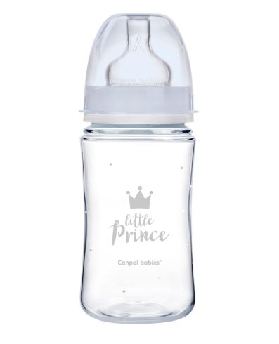 CANPOL 35/234 Biberon lat anticolici 240ml Easy Star Albastru regal