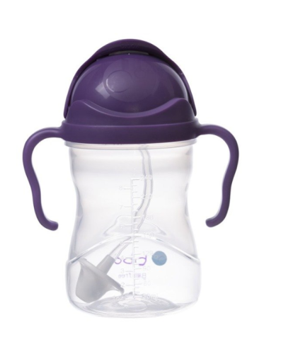 B.BOX BB00504 Sticlă cu pai 240 ml struguri