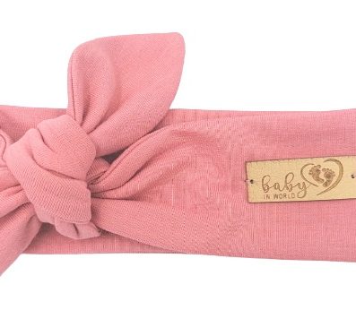 Bentiță pentru bebeluși Roz murdar 6-12 luni BABY 01157