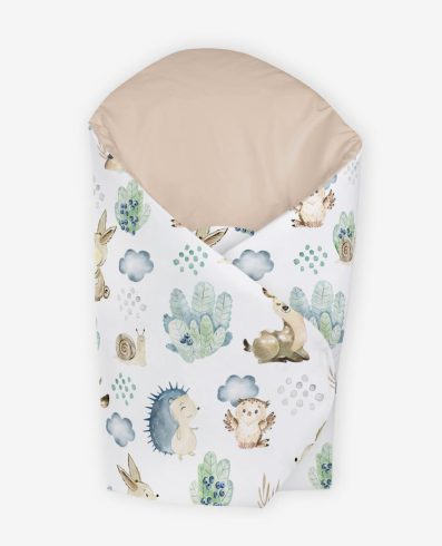 ALBERO MIO Înfășat pentru bebeluși C001 Lumea Pădurii