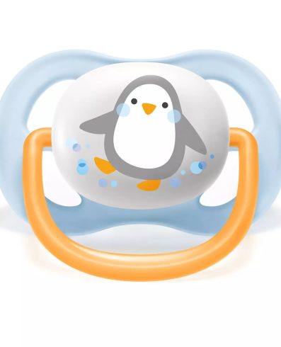 AVENT SCF080/05 Suzetă Ultra Air Animals 0-6M Băieți Elefant/Pinguin