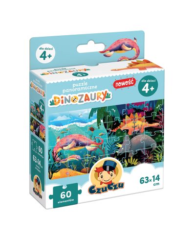 CzuCzu 6843761 Puzzle 60 piese Dinozauri 4+