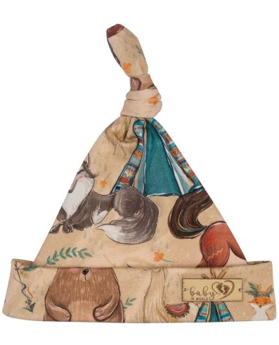 BABY 01265 Căciulă pentru bebeluși Smurfette Boho Băieți 7-12 luni