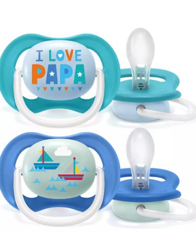 AVENT SCF080/03 Suzetă ortodontică Ultra Air 6-18 luni I LOVE