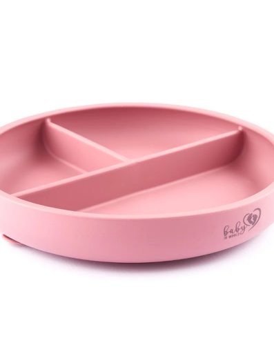 BABY 01300 Placă de măsurare din silicon roz pal