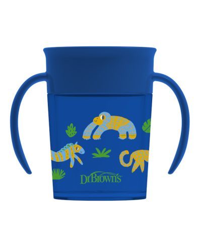 Dr. Browns TC71006 Pahar cu deschidere la 360° 200 ml Albastru