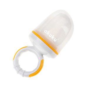 Dispozitiv cu plasa de hrănire pentru fructe si legume galben AKUKU A0514