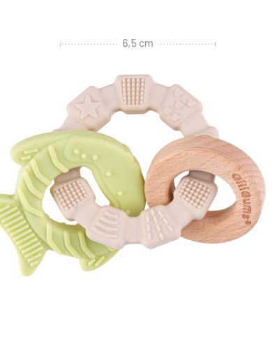 GILIGUMS GG 19012 Mușcătură inel pește silicon lemn