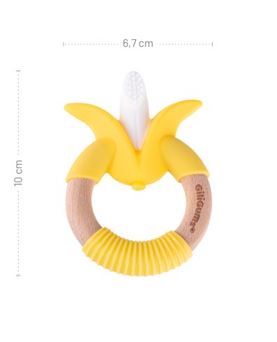 GILIGUMS GG 19016 Inel de dentiție din silicon și lemn, din porumb