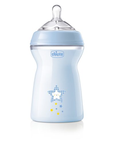 CHICCO 00081335200000 Sticlă plastic NF 6 luni+ 330 ml băieți