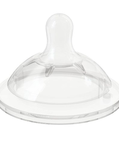 CHICCO 00081035200000 Bottom bracket pentru biberon NF din silicon 4m+ cu flux triplu.