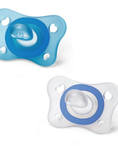 CHICCO 00073231210000 Suzetă PHYSIO MINI SOFT 2-6 silicon 2 buc băieți