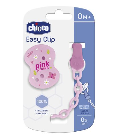 CHICCO 00006202300000 Lanț pentru suzetă cu clips mix