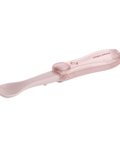 Lingură pliabilă de călătorie CANPOL 56/611 pentru copii, roz