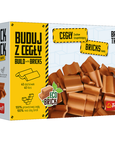 BRICK TRICK 61555 Cărămizi tip țiglă 40 bucăți