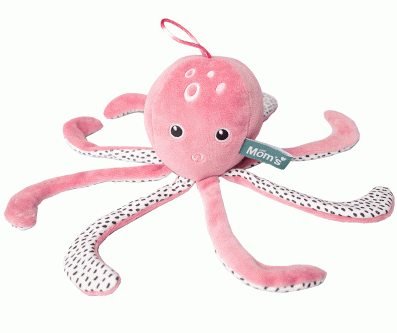 HENCZ 115 Etichetă suspendată caracatiță-roz