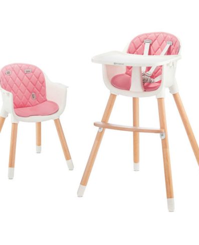 KINDERKRAFT Scaun de hrănire SIENNA roz