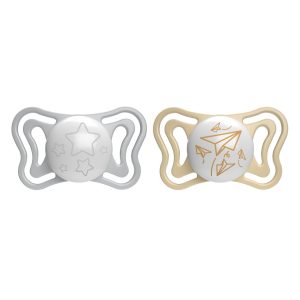 CHICCO 00071038410000 Colier inferior PHYSIO LIGHT 6-16M, silicon 2 bucăți LUMI