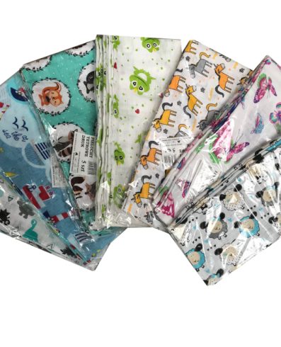 Scutec ATK (MINIANIA) din bumbac, imprimat, preț per bucată / ambalat în 5 bucăți